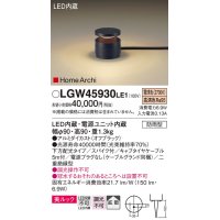 パナソニック LGW45930LE1 ガーデンライト 据置取付型 LED(電球色) 美ルック 下方配光・拡散・スパイク付 防雨型