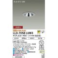 大光電機(DAIKO) LLD-7058LUW3 ダウンライト 埋込穴φ75 非調光 電球色 ビーム角27度 中角形 防雨・防湿形 ステンカラー