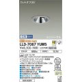 大光電機(DAIKO) LLD-7087YUM5 ユニバーサルダウンライト 埋込穴φ100 位相調光(調光器別売) 電球色 ビーム角16度 中角形 防雨・防湿形 ステンカラー