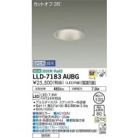 大光電機(DAIKO) LLD-7183AUBG ダウンライト 埋込穴φ100 位相調光(調光器別売) 温白色 ビーム角50度 防雨形 ステンカラー