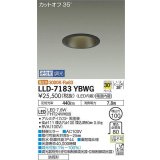 大光電機(DAIKO) LLD-7183YBWG ダウンライト 埋込穴φ100 位相調光(調光器別売) 電球色 ビーム角40度 防雨形 黒