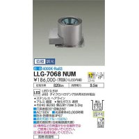 大光電機(DAIKO) LLG-7068NUM アウトドアライト グランドライト 位相調光(調光器別売) 白色 ビーム角18度 中角形 防雨・防湿形 ステンカラー