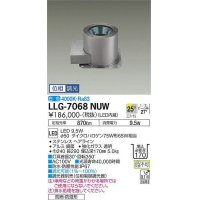 大光電機(DAIKO) LLG-7068NUW アウトドアライト グランドライト 位相調光(調光器別売) 白色 ビーム角25度 広角形 防雨・防湿形 ステンカラー