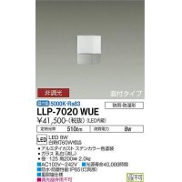 大光電機(DAIKO) LLP-7020WUE アウトドアライト スクエアポールライト 非調光 昼白色 ウエストン 直付型 防雨・防湿形 ステンカラー