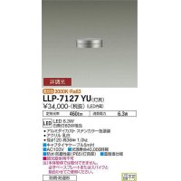 大光電機(DAIKO) LLP-7127YU アウトドアライト ガーデンライト 非調光 電球色 灯具本体 防雨・防湿形 ステンカラー