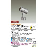 大光電機(DAIKO) LLS-7097LUM スポットライト 非調光 電球色 灯具本体 ビーム角12度 防雨・防湿形 ステンカラー