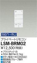 大光電機(DAIKO) LSM-BRM02 部材 プライベートリモコン ホワイト