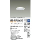 大光電機(DAIKO) LZD-9151LWB5 ダウンライト φ埋込穴100 調光(調光器別売) 電源内蔵 電球色 LED 軒下用 高気密SB形 防雨・防湿型 ホワイト