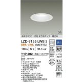 大光電機(DAIKO) LZD-9155LWB5 ダウンライト φ埋込穴125 調光(調光器別売) 電源内蔵 電球色 LED 軒下用 高気密SB形 防雨・防湿型 ホワイト 受注生産品[§]