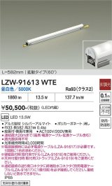 大光電機(DAIKO) LZW-91613WTE 間接照明 L590タイプ 非調光 電源内蔵 昼白色 LED ハイパワーラインライト 防雨・防湿形