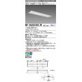 三菱　MY-B450305/W AHZ　LEDライトユニット形ベースライト 埋込形下面開放タイプ300幅 省電力タイプ 初期照度補正付連続調光 白色 受注生産品 [§]