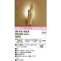 オーデリック　OB018163LR(ランプ別梱)　ブラケットライト 非調光 和風 LEDランプ 電球色 竹