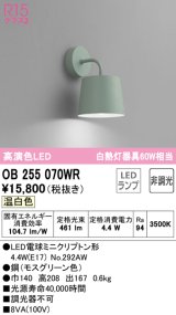 オーデリック　OB255070WR(ランプ別梱)　ブラケットライト 非調光 LEDランプ 温白色 モスグリーン