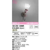 オーデリック　OB255129WR(ランプ別梱)　ブラケットライト 非調光 LEDランプ 温白色