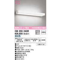 オーデリック　OB255243R　ブラケットライト 非調光 LED一体型 昼白色 上下配光 オフホワイト