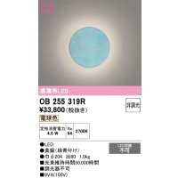 【納期遅延】オーデリック　OB255319R　ブラケットライト 非調光 LED一体型 電球色 緑青付け