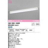 オーデリック　OB555103R　キッチンライト 非調光 LEDランプ 直管形LED 昼白色 コンセント付