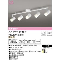 オーデリック　OC257177LR(ランプ別梱)　シャンデリア 8畳 非調光 LEDランプ 電球色 オフホワイト