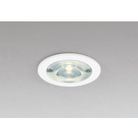 オーデリック　OD250002P1　ダウンライト LED一体型 非調光 電球色 電源装置・接続線別売 浅型 埋込穴φ50 マットホワイト