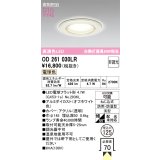 オーデリック OD261030LR(ランプ別梱) バスルームライト 埋込穴φ125 非調光 LEDランプ 電球色 高気密SB 高演色LED 防雨・防湿型 オフホワイト