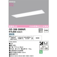 オーデリック　OD266098NR(LEDユニット別梱)　シーリングライト 1257×300 非調光 LED一体型 昼白色 ホワイト