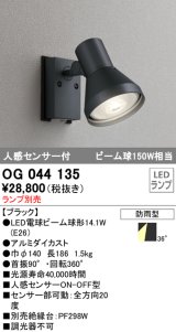 スポットライトエクステリア オーデリック　OG044135　LED電球ビーム球形 LEDランプ別売