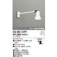 オーデリック　OG044137P1　エクステリアスポットライト LEDランプ ランプ別売 防雨型 オフホワイト