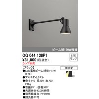 オーデリック　OG044138P1　エクステリアスポットライト LEDランプ ランプ別売 防雨型 黒