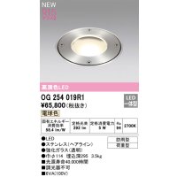 オーデリック OG254019R1 エクステリア グランドアップライト LED一体型 電球色 高演色LED R15 防雨型