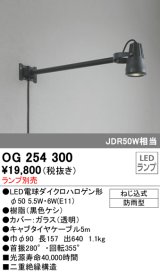 オーデリック　OG254300　エクステリアスポットライト φ50LED電球ダイクロハロゲン形 ランプ別売