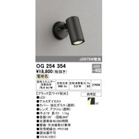 照明器具 オーデリック　OG254354　エクステリアスポットライト LED一体型 JDR75W相当 電球色タイプ ワイド配光