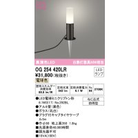 オーデリック　OG254420LR　エクステリア ガーデンライト LEDランプ 電球色 防雨型 ブラック
