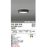 オーデリック　OG254518　エクステリアダウンライト(軒下用) LED一体型 非調光 白熱灯100W相当 電球色 ブラック