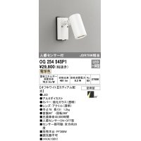 オーデリック　OG254545P1　エクステリアスポットライト LED一体型 電球色 JDR75W相当 ミディアム配光 防雨型 オフホワイト