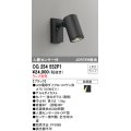 オーデリック　OG254552P1　エクステリアスポットライト LEDランプ JDR75W相当 ランプ別売 人感センサ付 防雨型 黒