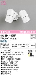 オーデリック　OG254563NR(ランプ別梱)　エクステリア スポットライト LEDランプ 昼白色 防雨型 オフホワイト