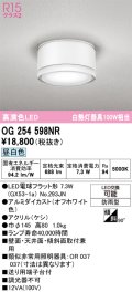 オーデリック OG254598NR(ランプ別梱) エクステリア ポーチライト LEDランプ 昼白色 高演色LED 防雨型 オフホワイト