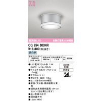 オーデリック OG254600NR(ランプ別梱) エクステリア ポーチライト LEDランプ 昼白色 高演色LED 防雨型 マットシルバー