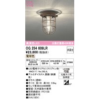 オーデリック　OG254609LR(ランプ別梱)　ブラケットライト 非調光 LEDランプ 電球色 防雨型 鉄錆色