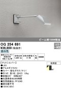 オーデリック　OG254691　エクステリアスポットライト LED一体型 昼白色 ビーム球150W相当 防雨型 マットシルバー