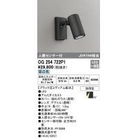 オーデリック　OG254722P1　エクステリアスポットライト LED一体型 昼白色 JDR75W相当 ミディアム配光 防雨型 黒