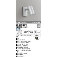 オーデリック　OG254723P1　エクステリアスポットライト LED一体型 昼白色 JDR75W相当 ミディアム配光 防雨型 マットシルバー