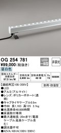 オーデリック　OG254781　間接照明 LED一体型 非調光 昼白色 防雨・防湿型 L1200タイプ