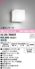オーデリック　OG254795NCR(ランプ別梱)　エクステリア ポーチライト LEDランプ 昼白色 人感センサー付 防雨型 マットシルバー