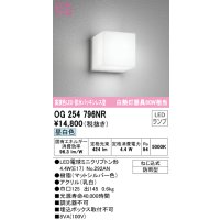 オーデリック　OG254796NR(ランプ別梱)　エクステリア ポーチライト LEDランプ 昼白色 防雨型 マットシルバー