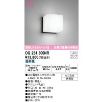 オーデリック　OG254800NR(ランプ別梱)　エクステリア ポーチライト LEDランプ 昼白色 防雨型 ブラック