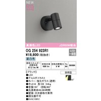 オーデリック OG254923R1 エクステリア スポットライト LED一体型 昼白色 高演色LED R15 防雨型 ブラック
