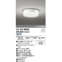 オーデリック　OG254960ND(ランプ別梱)　エクステリア ポーチライト LEDランプ 昼白色 防雨形 オフホワイト