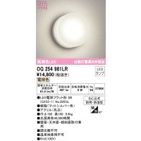 オーデリック　OG254981LR(ランプ別梱)　エクステリア ポーチライト LEDランプ 電球色 防雨・防湿型 マットシルバー