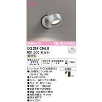 オーデリック　OG264024LR(ランプ別梱)　エクステリア スポットライト LEDランプ 電球色 防雨型 マットシルバー